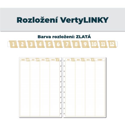 Napln pro max VertyLINKY ZLATA